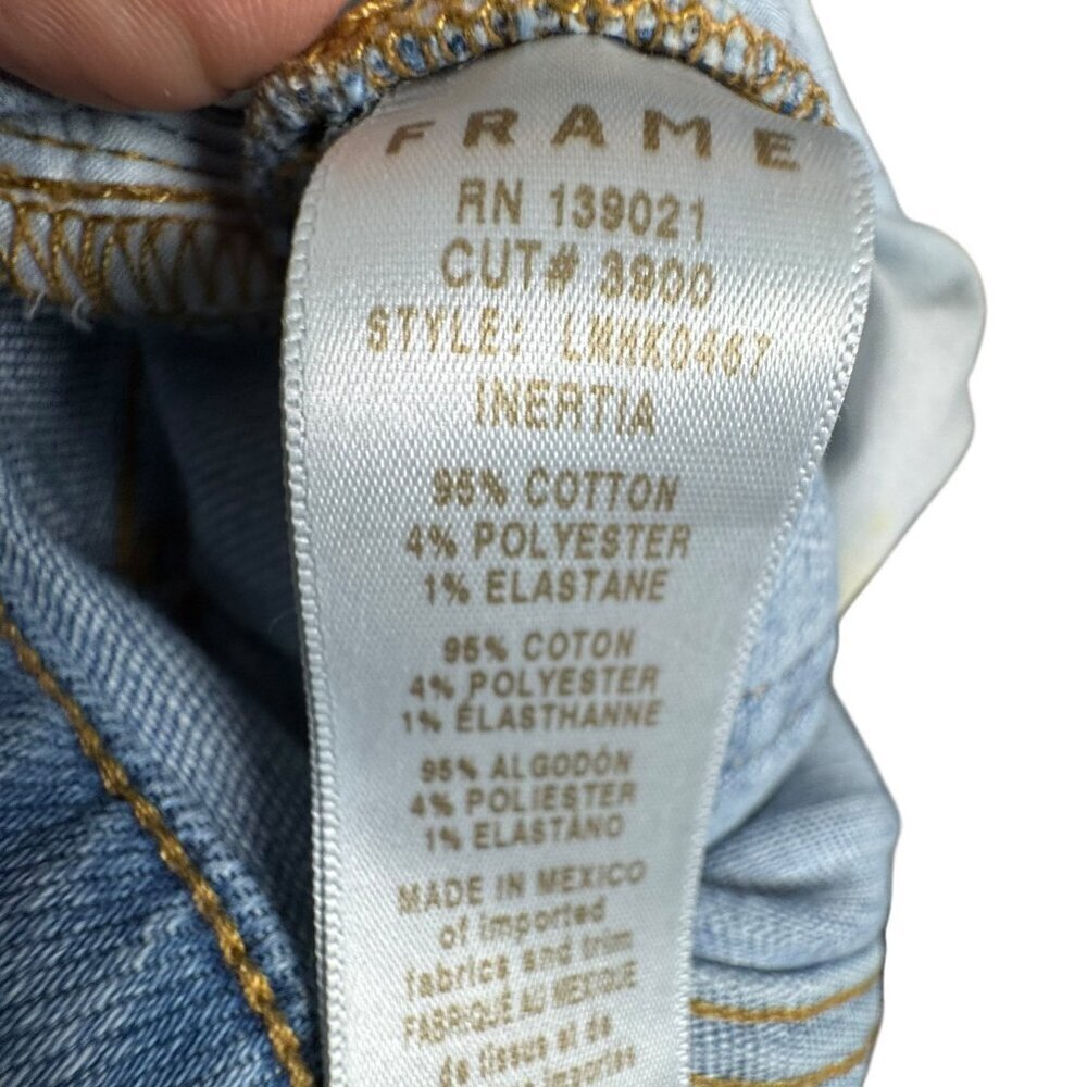 FRAME Denim L'Homme skinny Jean mid rise blue 34 X 27 - Picture 10 of 12